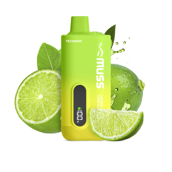 Muss tech8000 0mg/ml lima limon