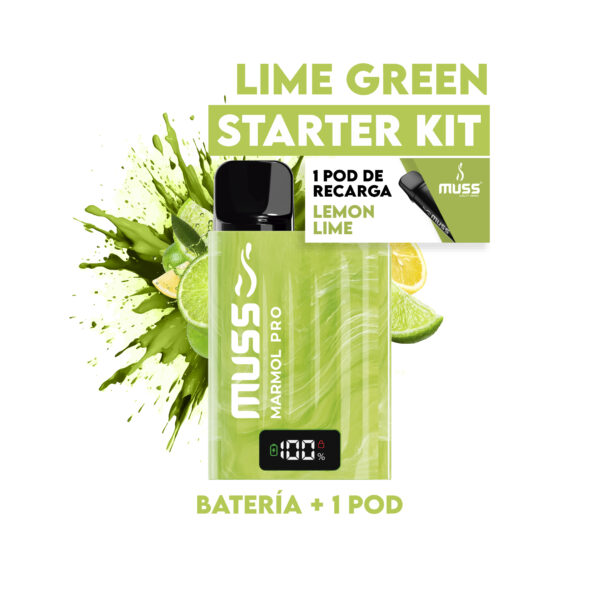 Muss marmol pro starter kit 20 mg/ml lime green